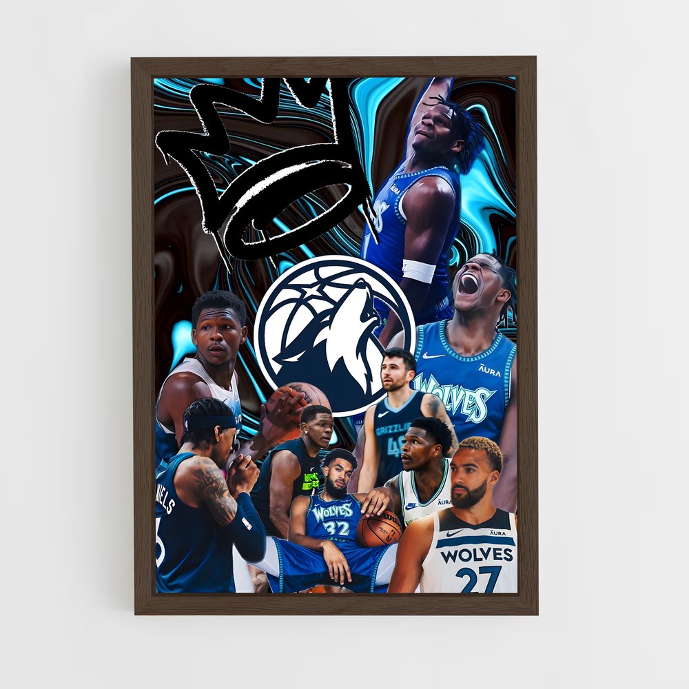 Poster Playoffs en Folie – affiche Basketball (vue 5)